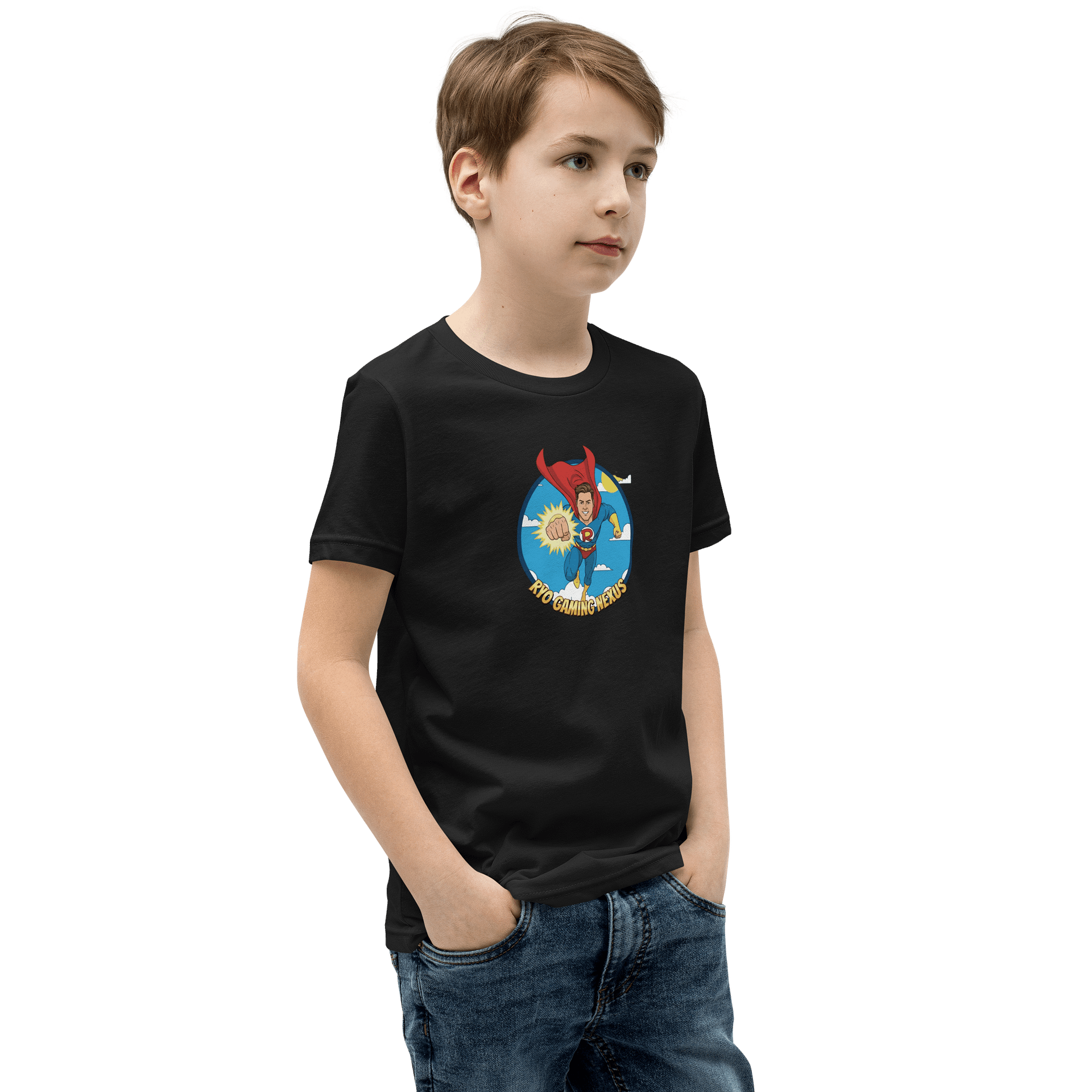 Comic Hero Ryo Gaming Nexus Kids T-Shirt (2) product image (5)