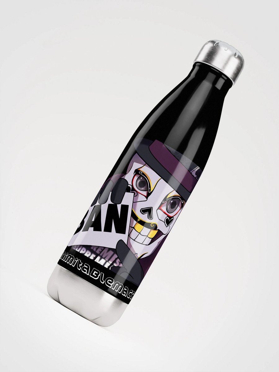 Macca's Ban Emoji on steel water bottle product image (4)