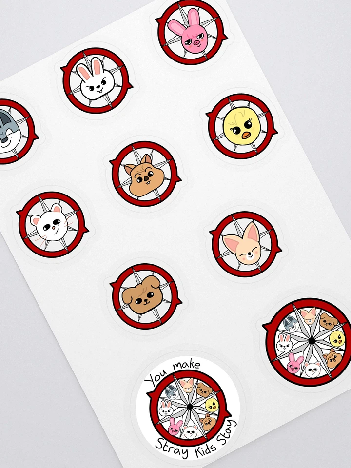 Compass sticker sheet product image (2)