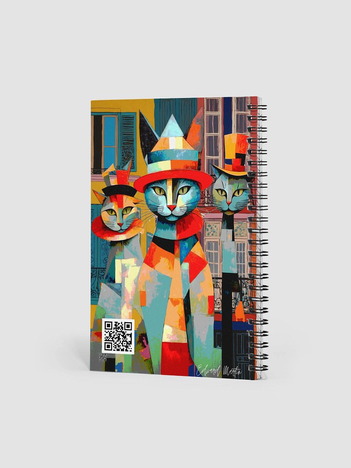 Whimsical Cats Spiral Notebook product image (2)