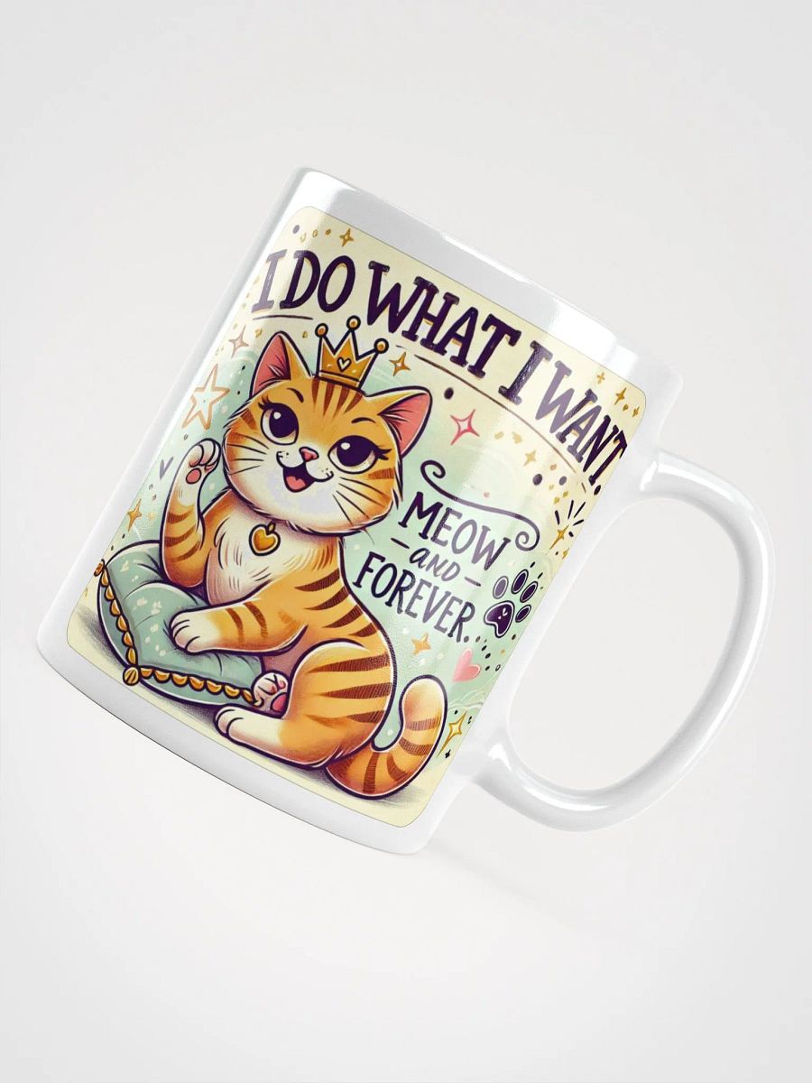 Meow and Forever (White Glossy Mug) product image (7)