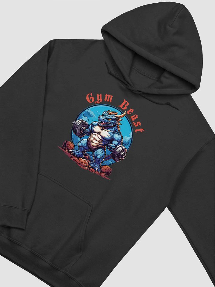 Gym Beast - Strong Muscular Dragon Lifting Weights Gildan Unisex Classic Hoodie – Best Gift for Gym Lovers product image (2)
