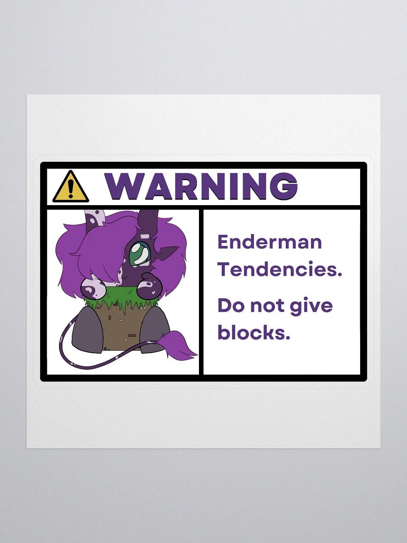 Enderman Tendencies Sticker