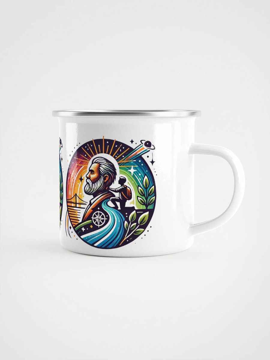 Wanderlust Vibes Enamel Mug product image (1)