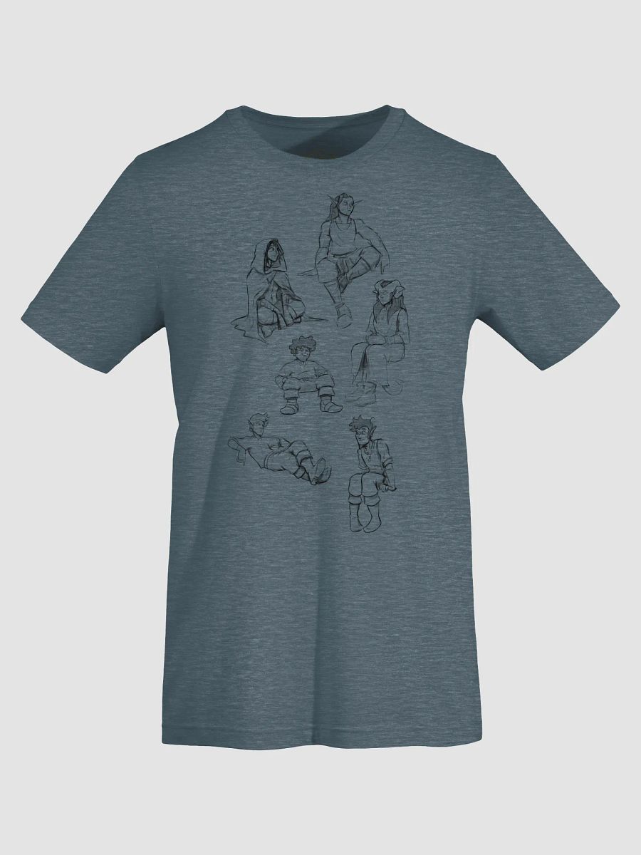Dragoones Sketch Heroes Tshirt product image (56)
