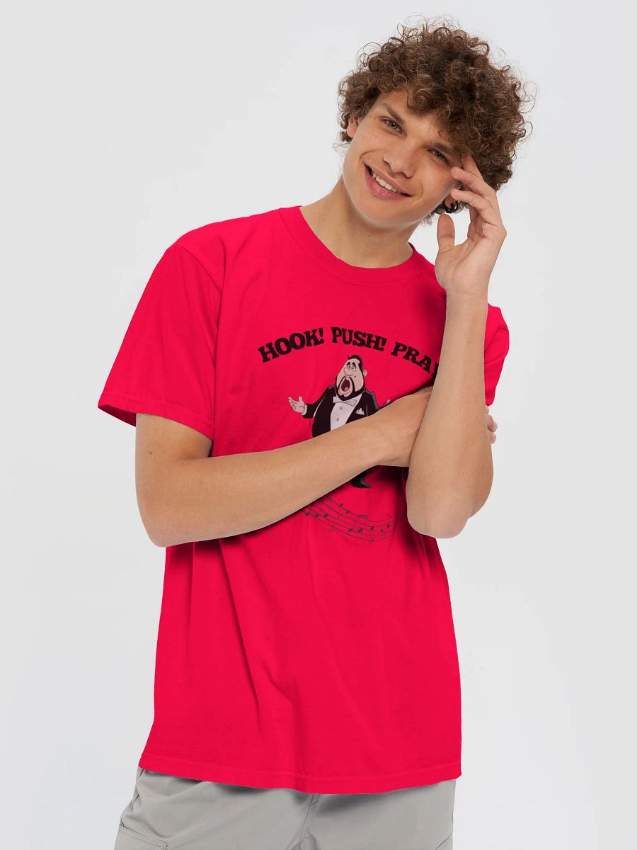 Heavy Weight T-Shirt - "HOOK! PUSH! PRAY! product image (1)