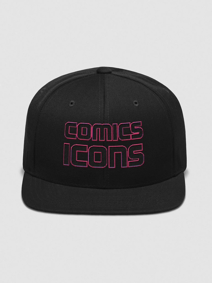 Iconic Black/Pink Logo Snapback Cap product image (1)