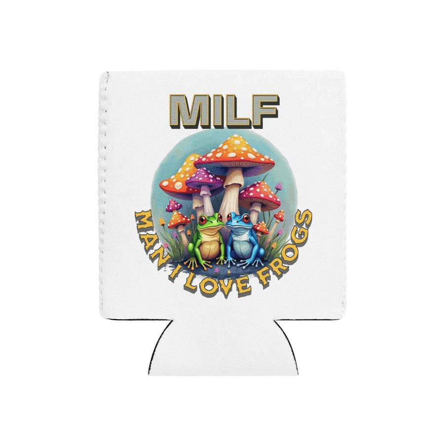 MILF Man I Love Frogs Whimsical Can Cooler product image (1)