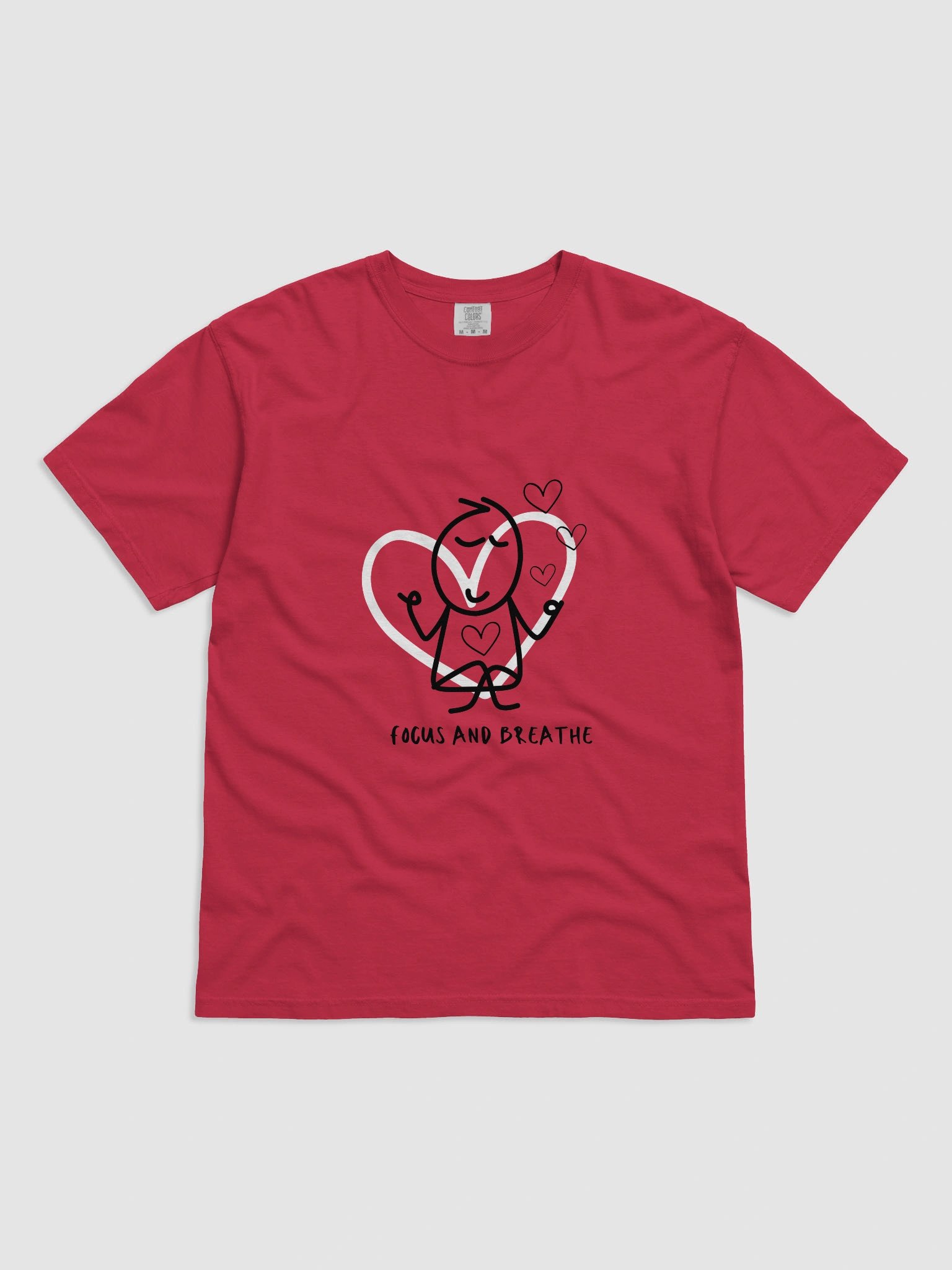 Focus and Breathe Heavyweight T-Shirt product image (1)