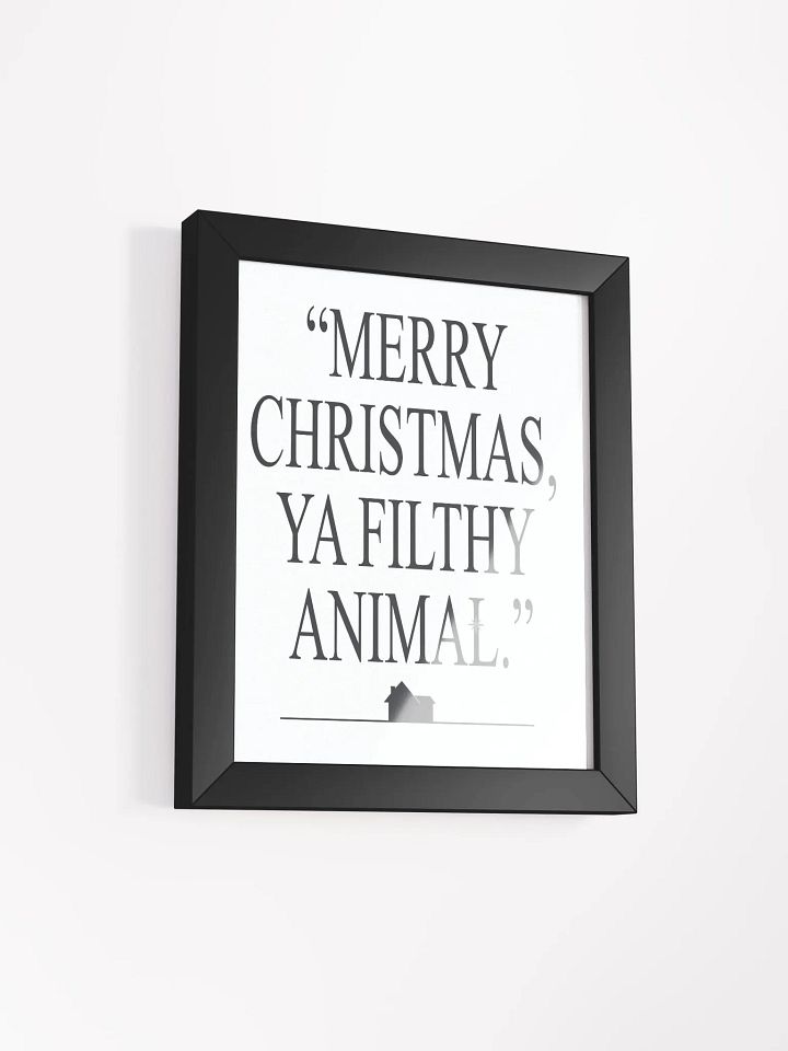 Merry Christmas, Ya Filthy Animal Wall Art product image (52)