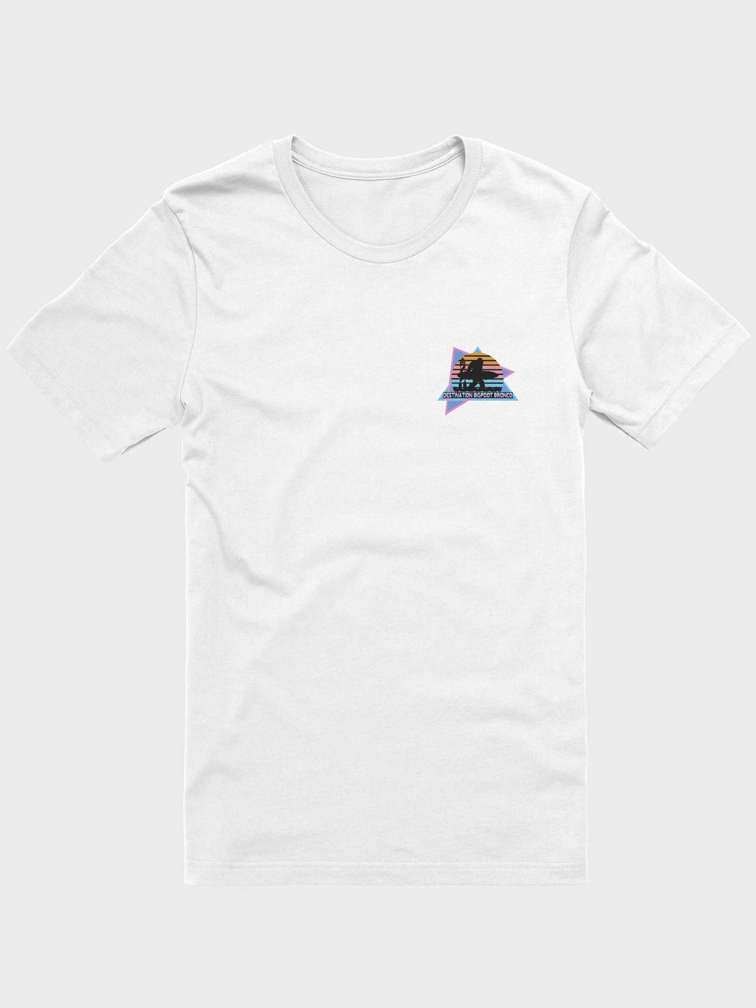 Destination Bigfoot Bronco Retro-Inspired T-Shirt (White) product image (1)