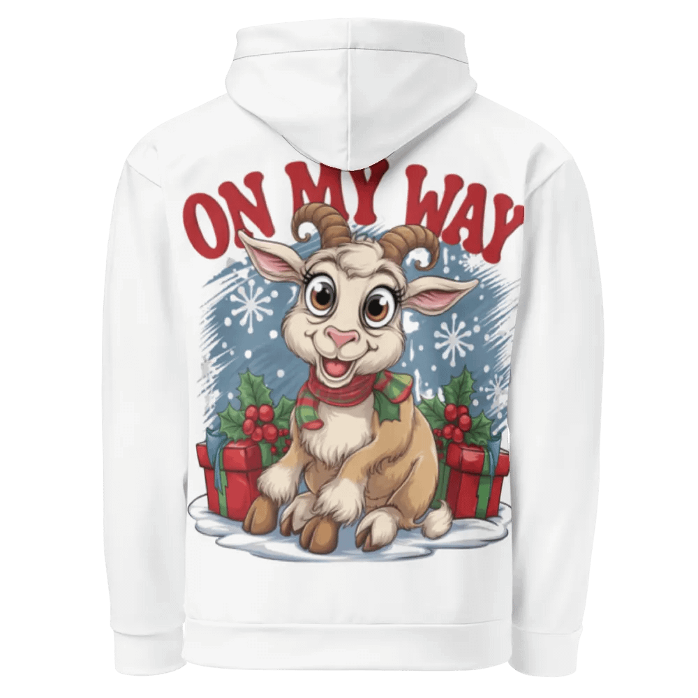 Traditional Yule Goat Scandinavian Holiday hoodie product image (4)