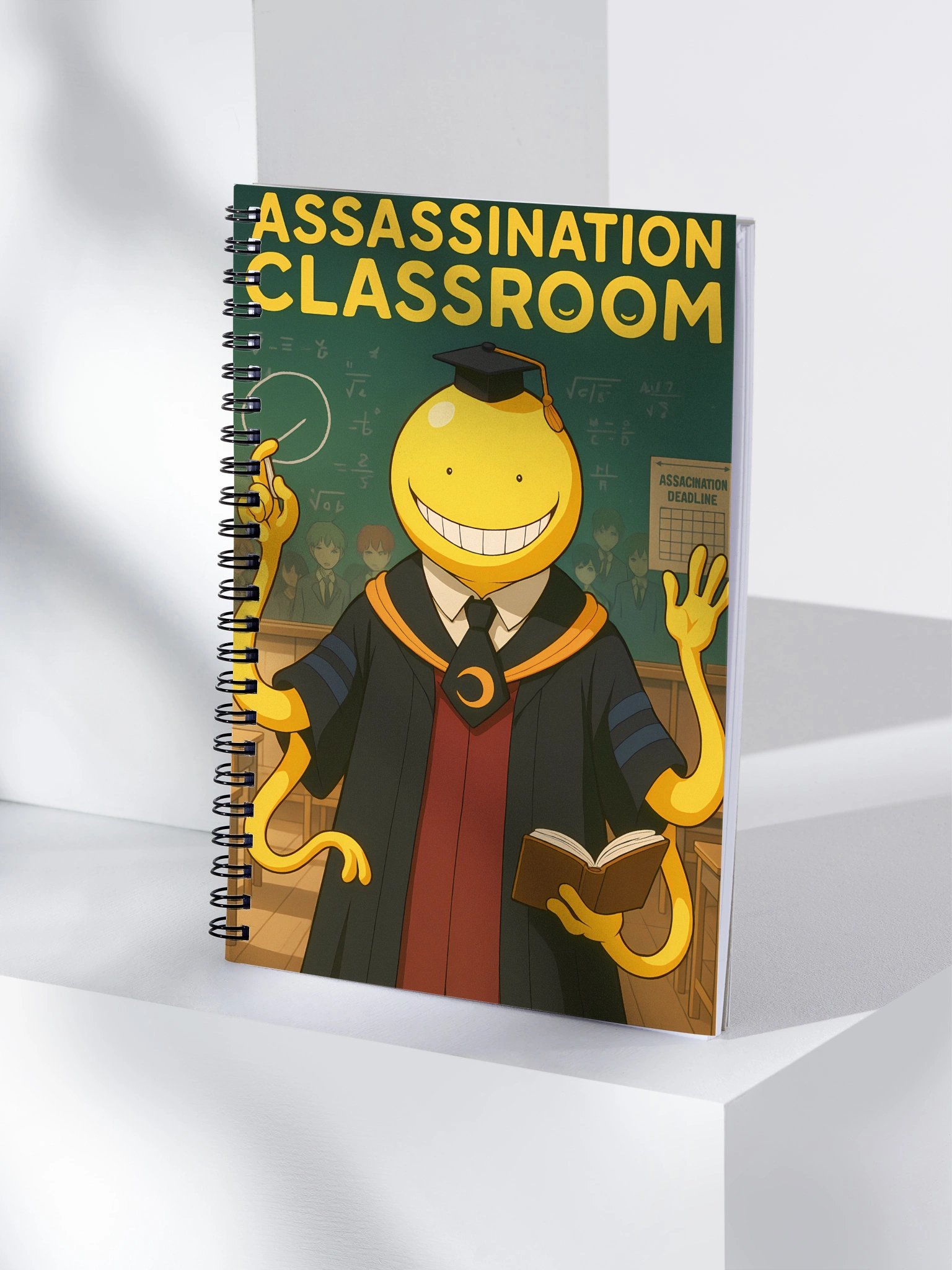 Assassination Classroom – Koro-Sensei Mastermind Spiral Notebook product image (4)