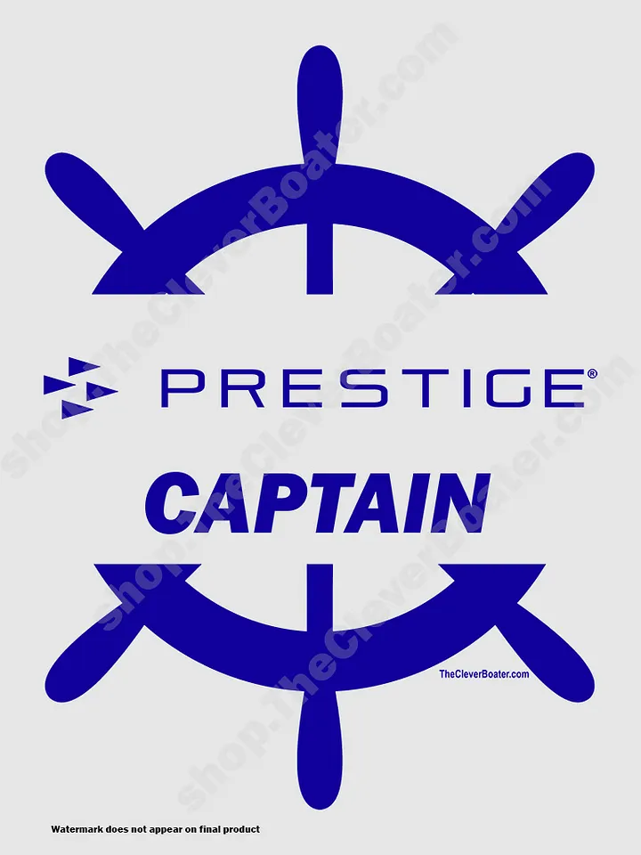 Prestige Captain - T-Shirt - Light Shirt w/Blue Logo product image (2)