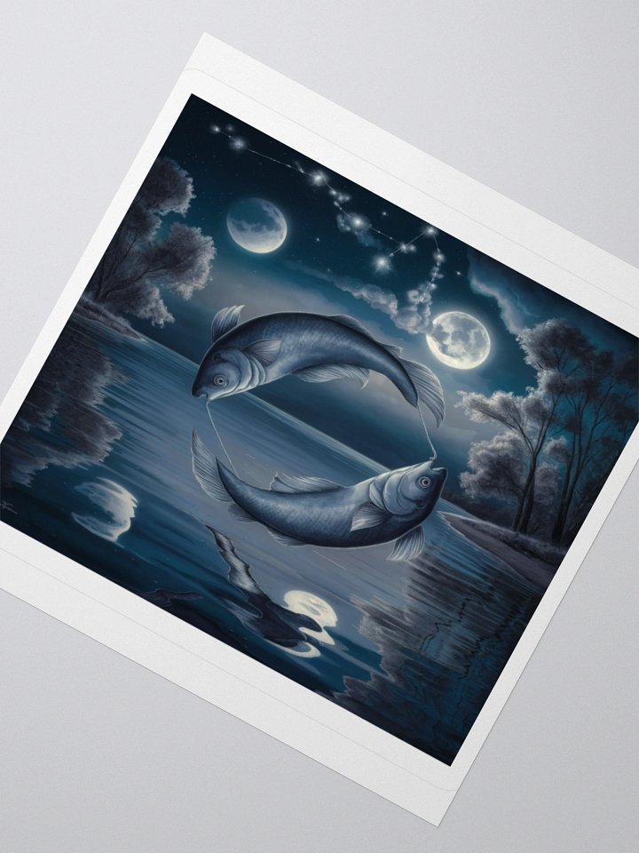 Exclusive Pisces Minimalist Sticker: Dual Fish Design - Perfect for Laptops, Cars, and Astrology Enthusiasts! product image (6)