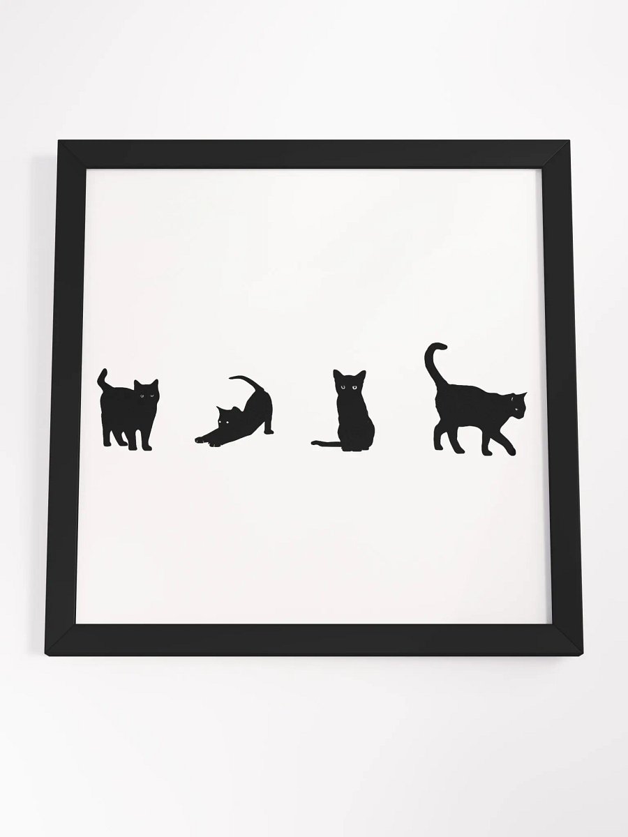 Little Black Cats Framed Poster product image (4)