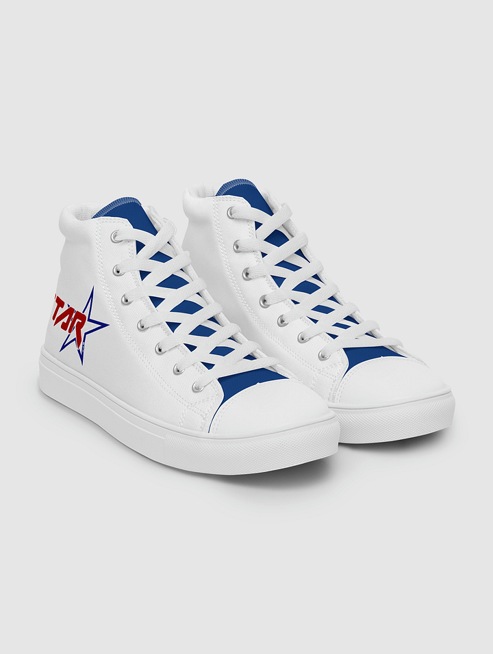 [star011merch] Women’s high top canvas shoes product image (1)