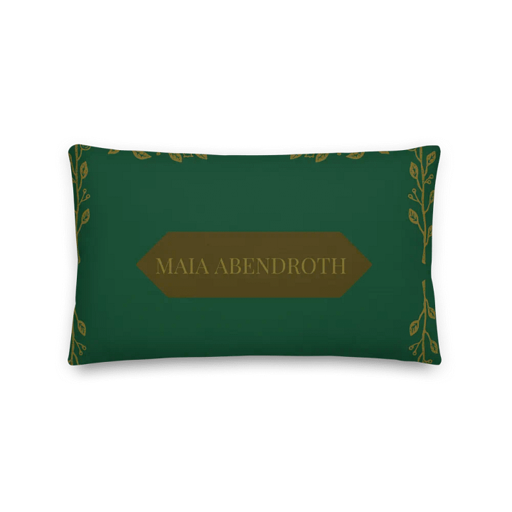 Holiday: Green Logo Throw Pillow product image (2)