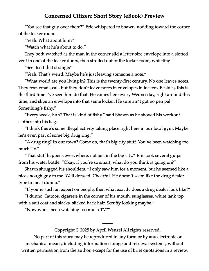 Concerned Citizen: Short Story (eBook) product image (2)