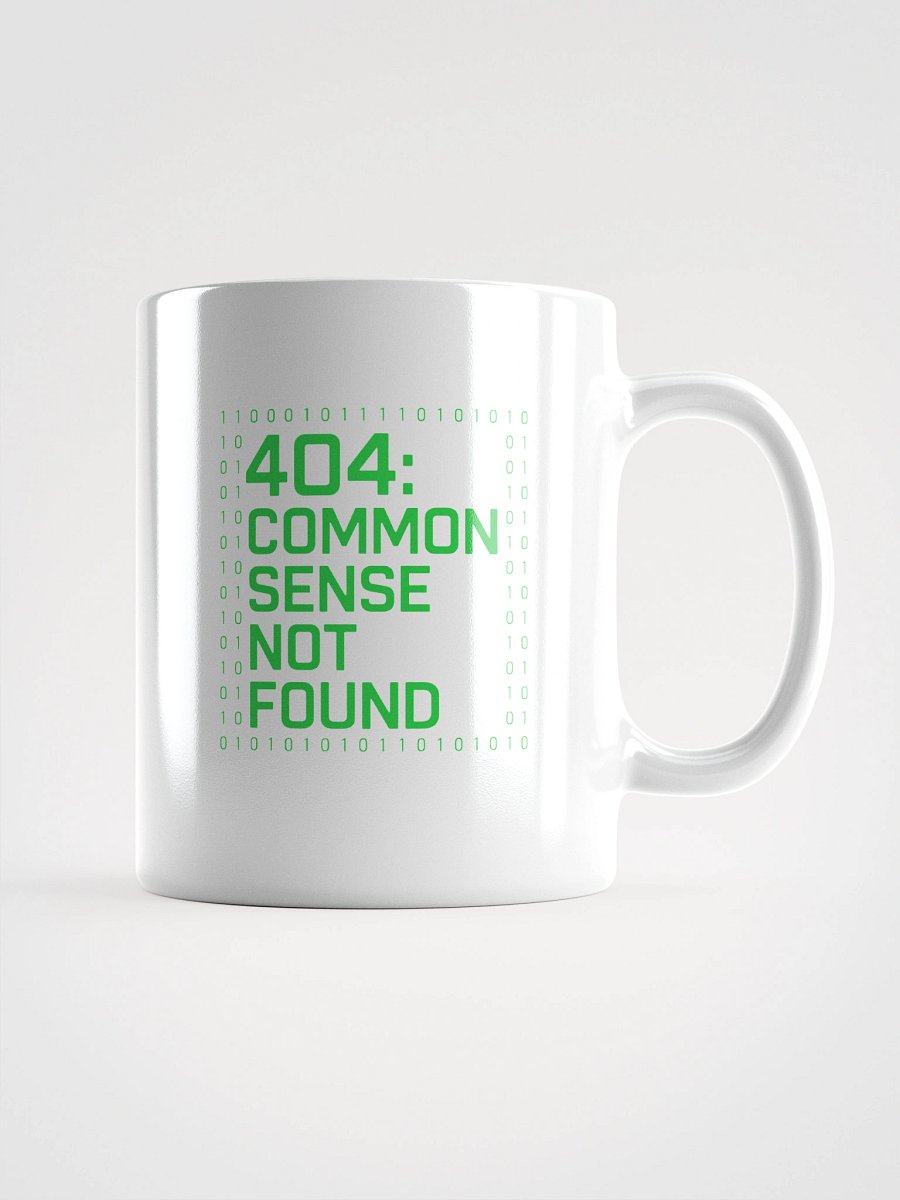 Funny 404 Error Mug | Programmer Gift & Tech Humor Cup product image (1)