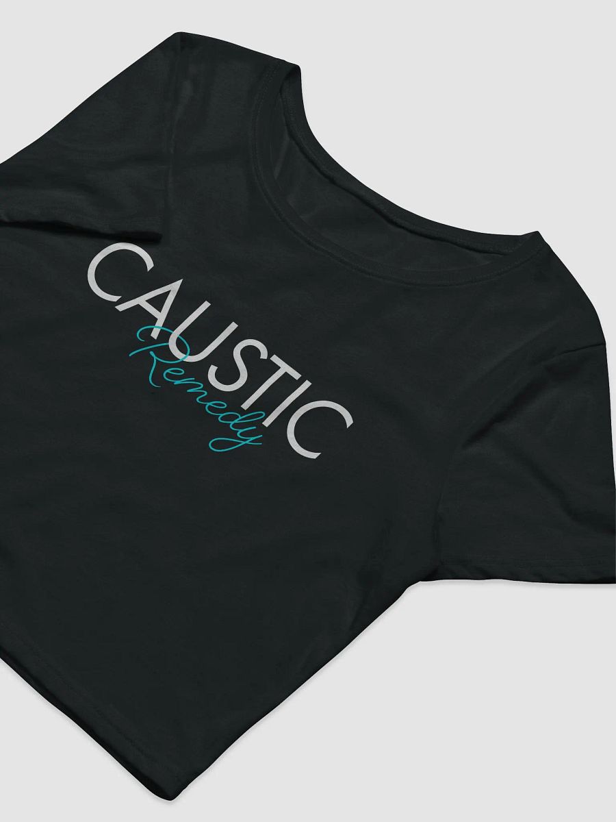 Caustic Remedy Cropped Tee (Black) product image (3)