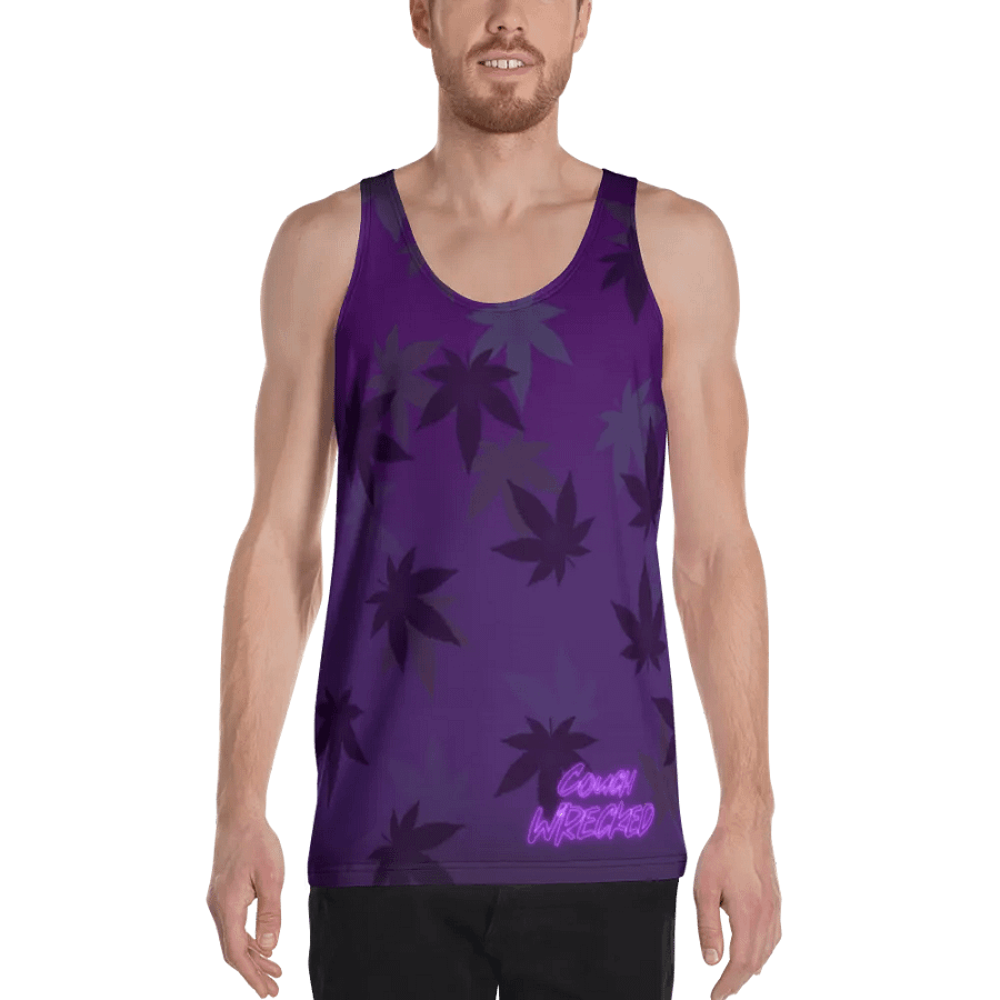 Tank Top Leafy Purple product image (3)