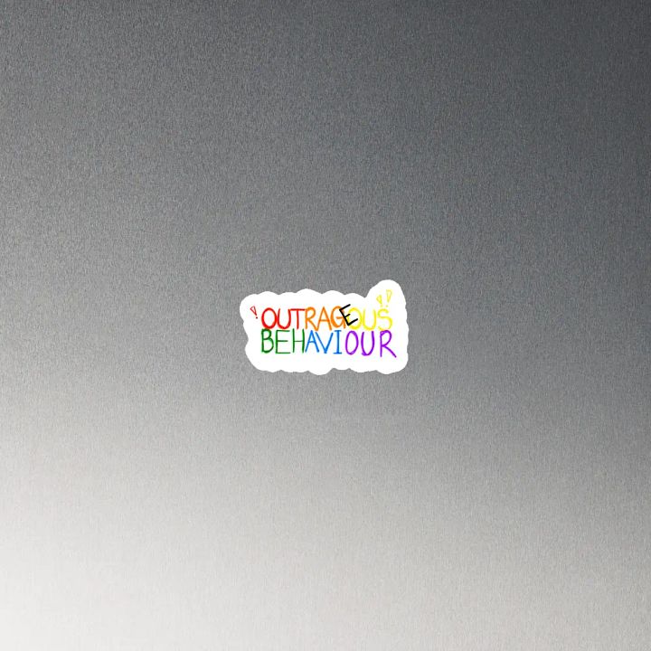 OUTRAGEOUS BEHAVIOUR!!! - Magnet product image (2)