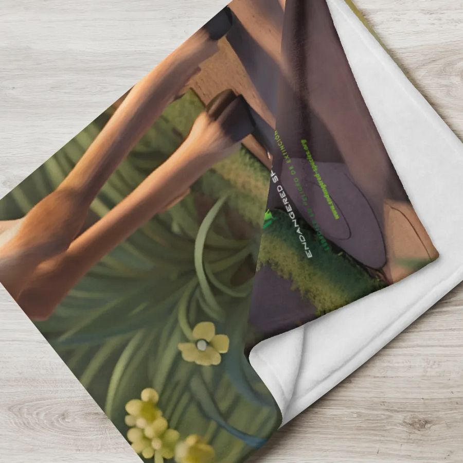 Endangered Species - Mexico - White Tailed Deer Throw Blanket product image (6)
