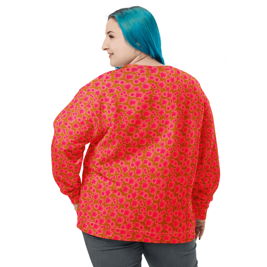 Mini Floral Orange Pink Sweatshirt product image (12)