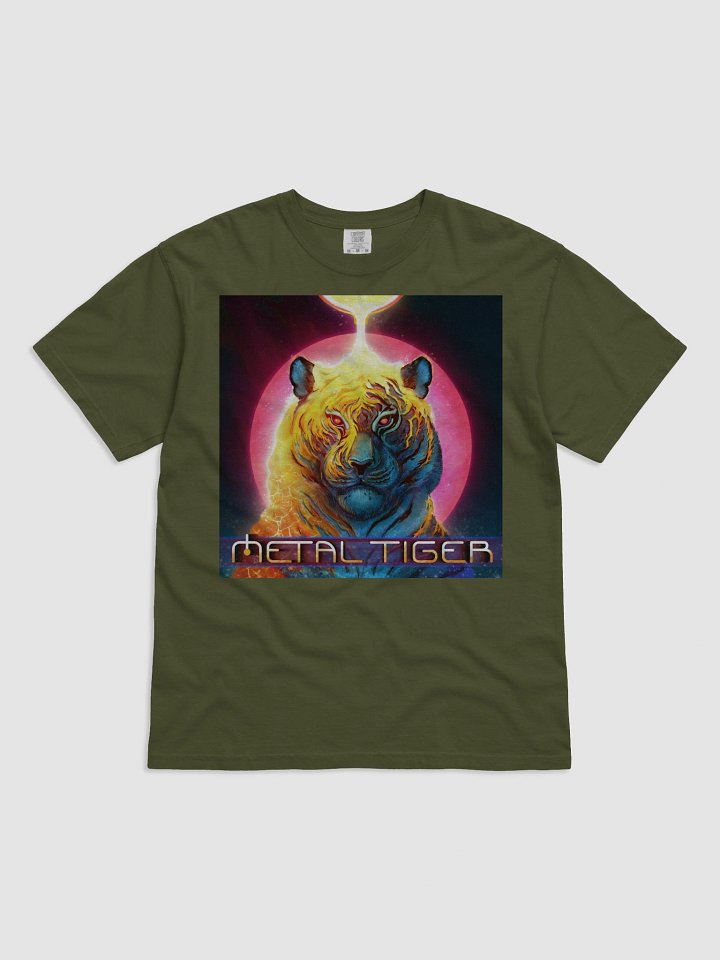 Metal Tiger Logo T - Sage Green product image (1)