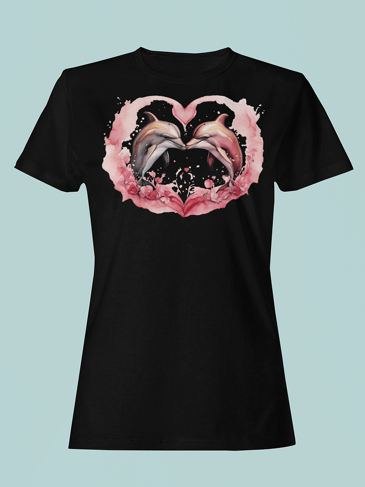 Dolphin Dance Women's Fitted Tee product image (1)