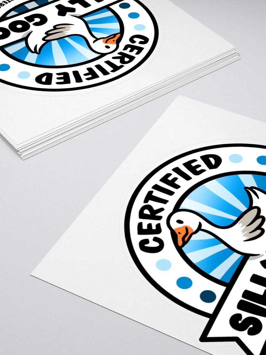 Certified Silly Goose Sticker product image (10)