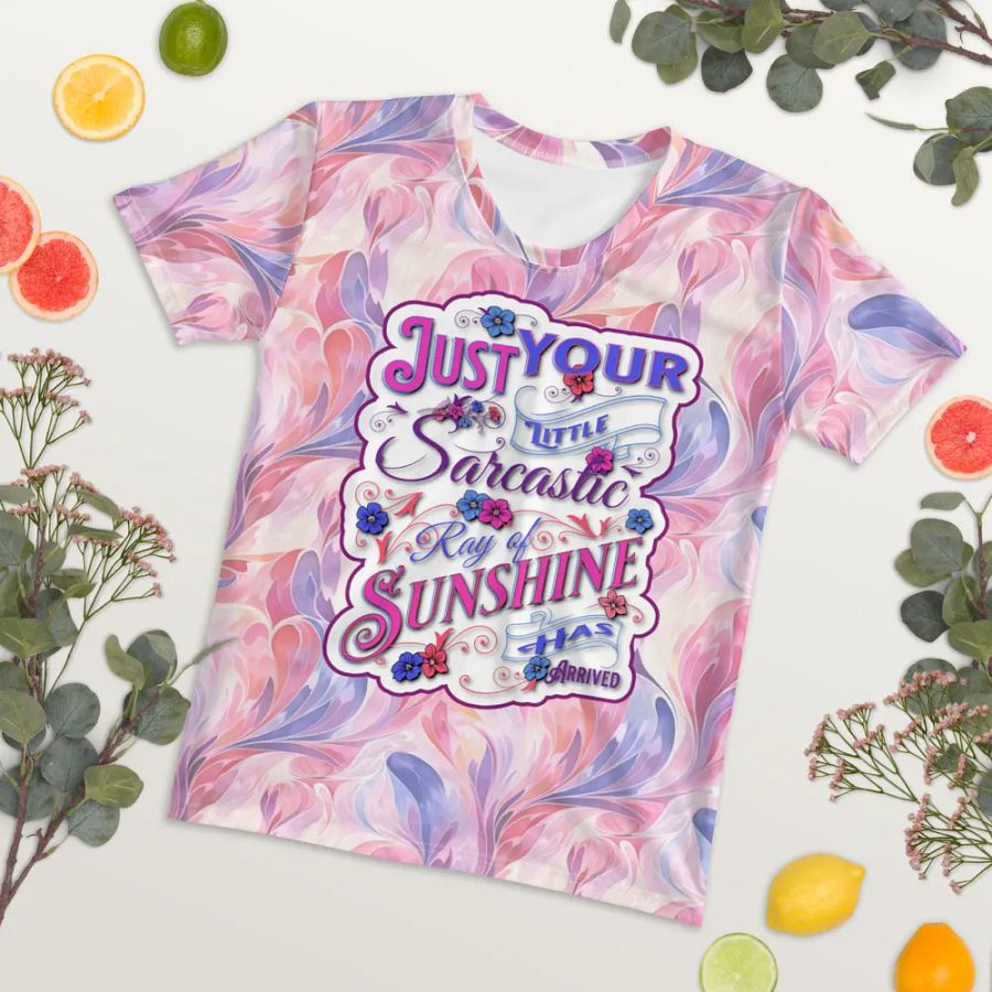 Funny Sarcastic Sunshine All Over Print T-shirt product image (7)
