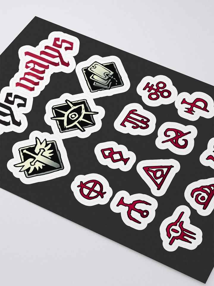 Malys Logo and Rune Sticker Sheet product image (2)