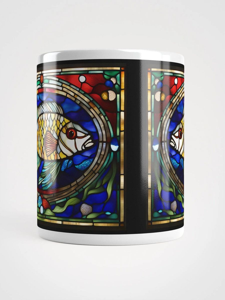 #004 - Long-Finned Bubble Ram Stained Glass Mug product image (5)
