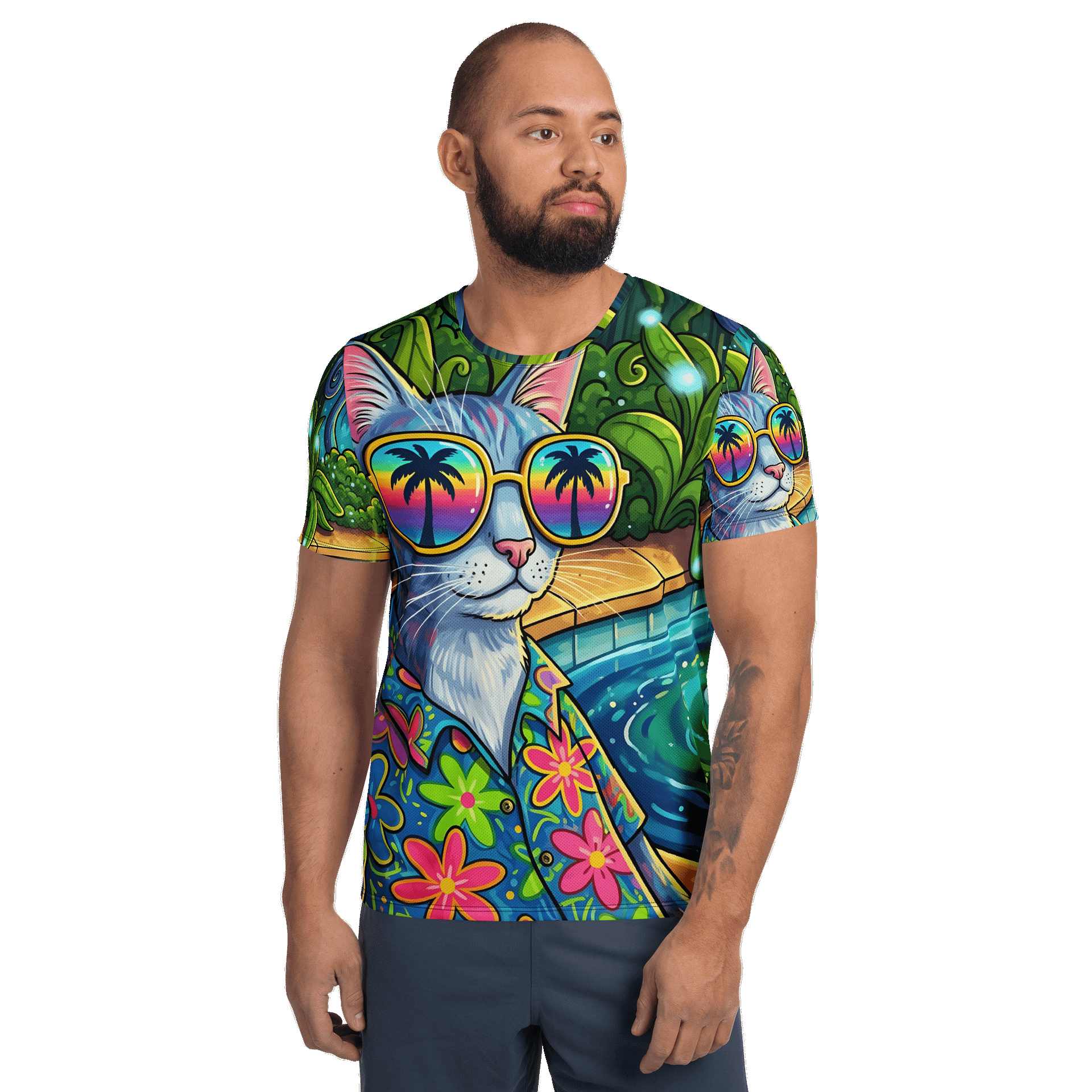 Team Spirit All-Over Athletic Tee product image (1)