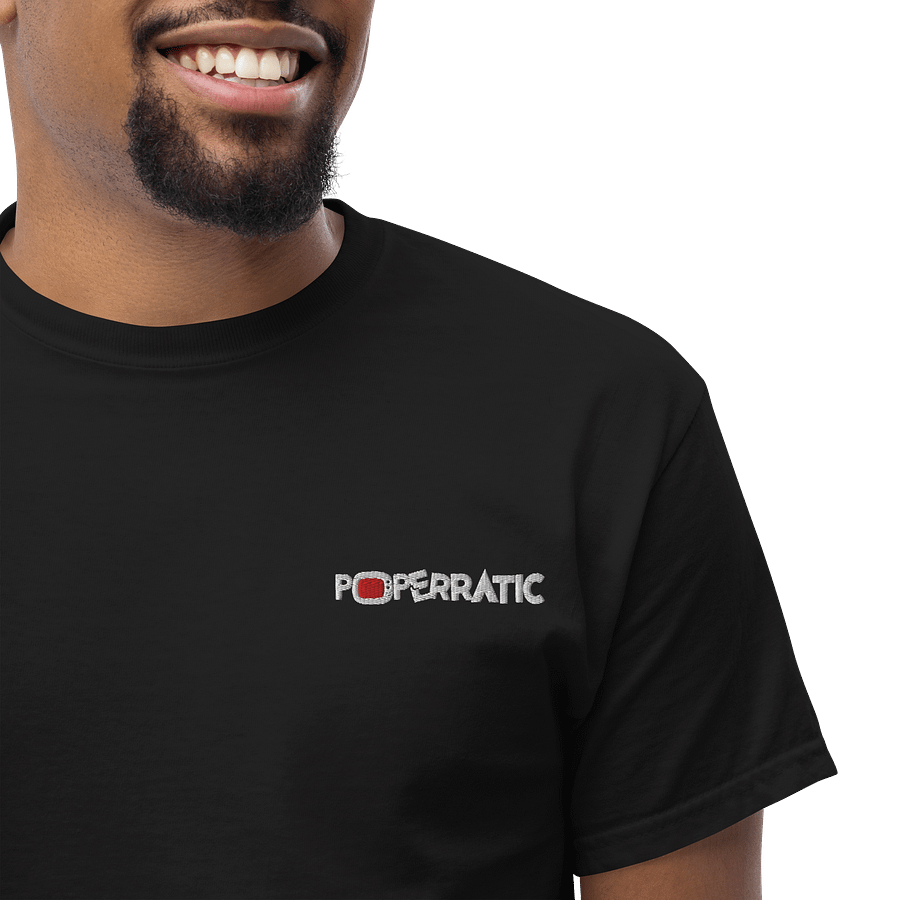 Poperratic Gilden Heavyweight Tee - Red & White Logo product image (9)