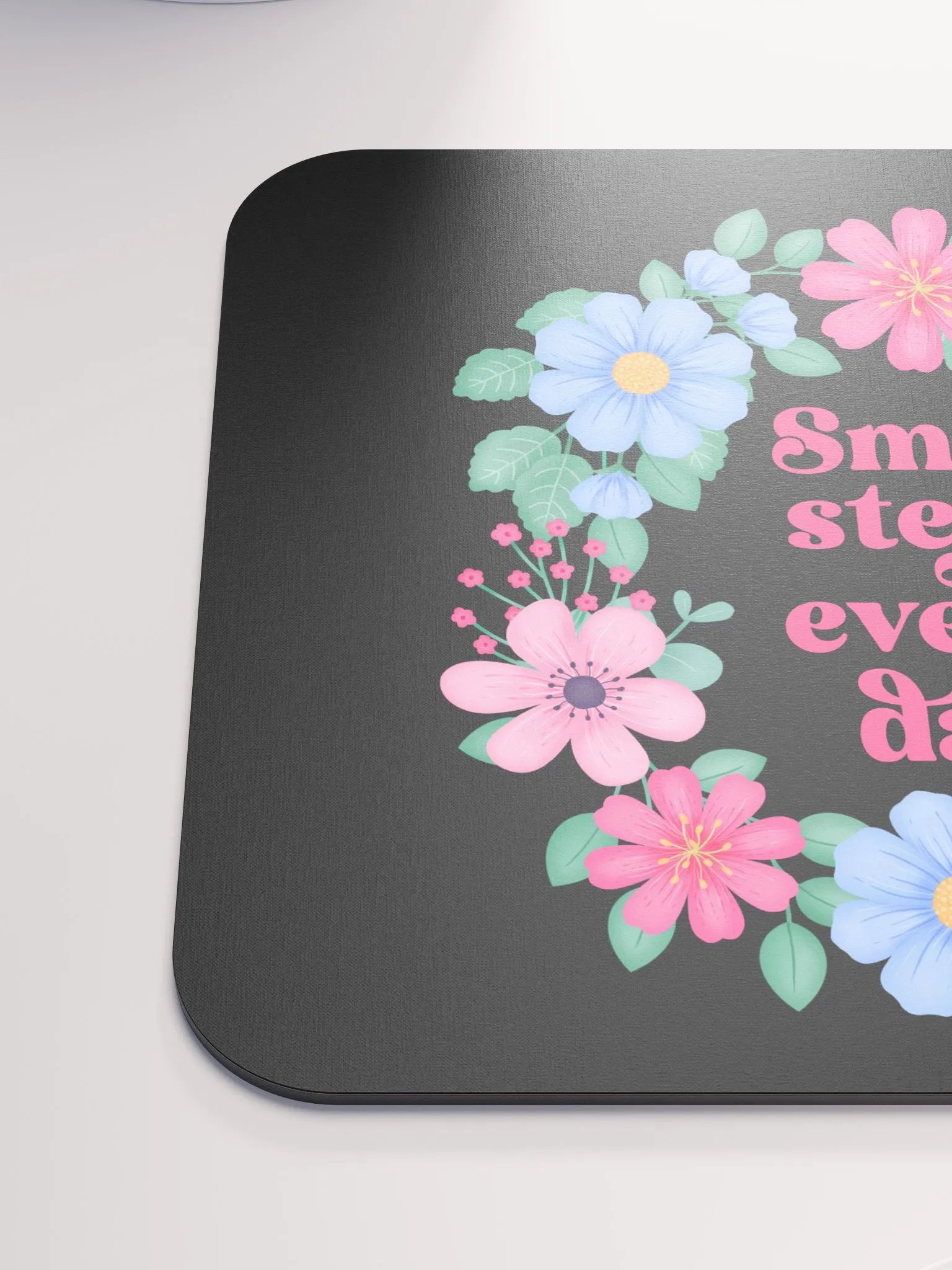 Small steps every day - Mouse Pad Black product image (6)