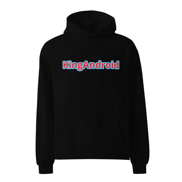 Blue and red KingAndroid hoodie product image (1)