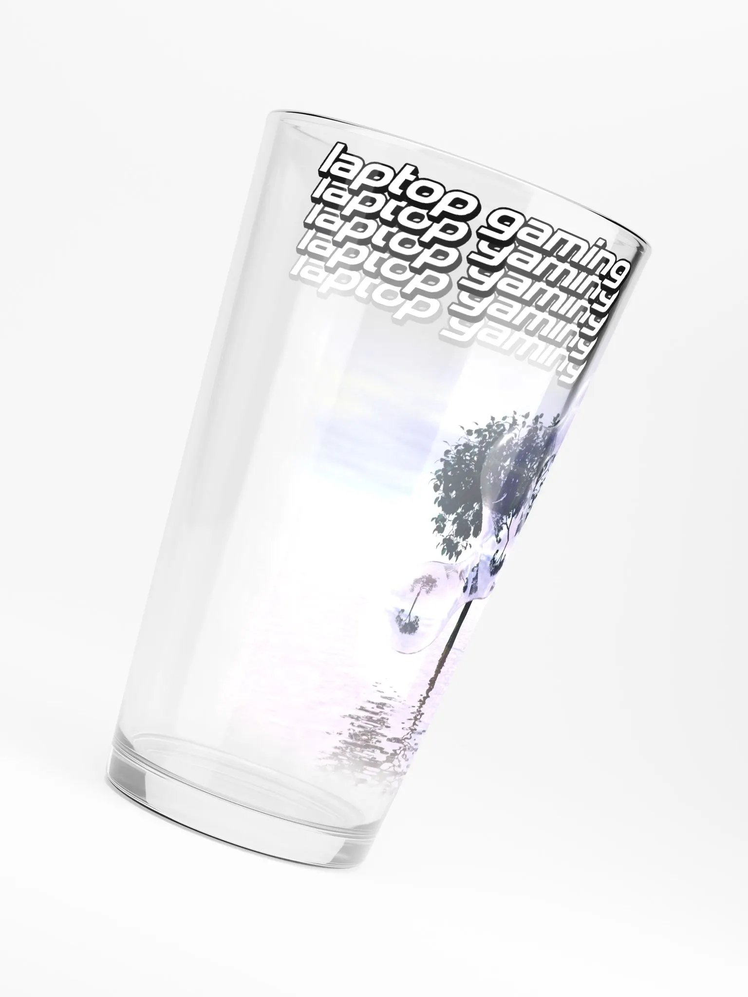 Laptop gaming Y2K PINT GLASS product image (6)
