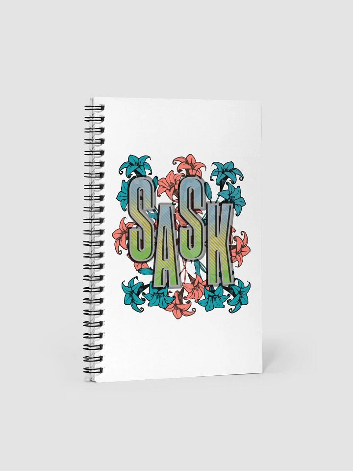 Sask Saskatoon Saskatchewan Floral Bliss Spiral Notebook product image (2)