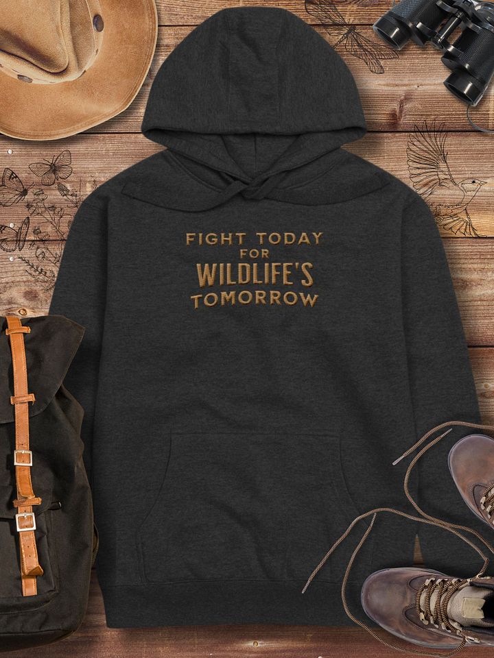 Fight Today for Wildlife's Tomorrow Unisex Premium Hoodie product image (4)