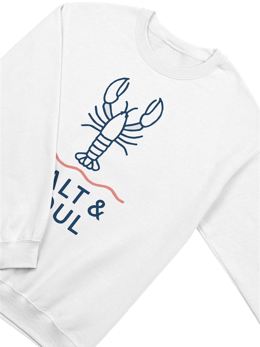 Salt & Soul Lobster Sweatshirt – Minimalist Ocean-Inspired Pullover product image (3)