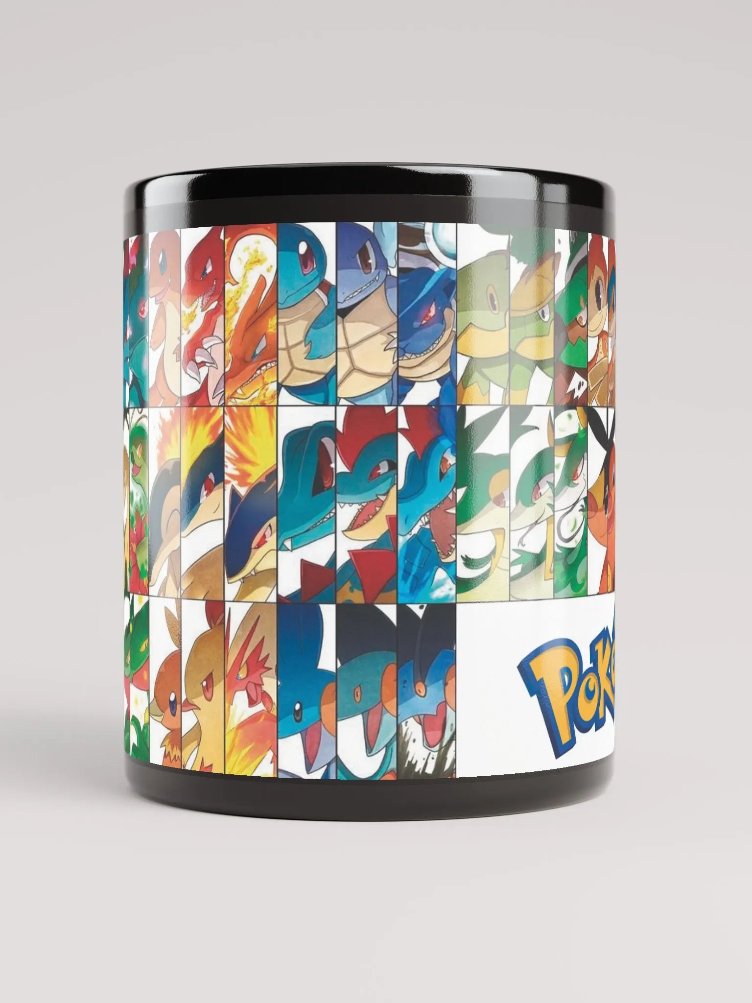 Pokémon Black Glossy Mug – Perfect for Pokémon Lovers! product image (10)