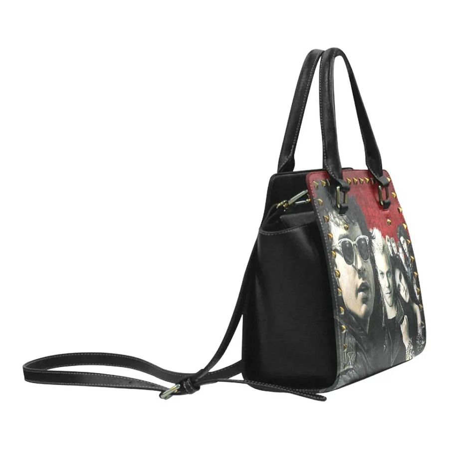 Lost Boys Goth Women's Studded Rivet Leather Bag Purse Handbag Horror product image (3)