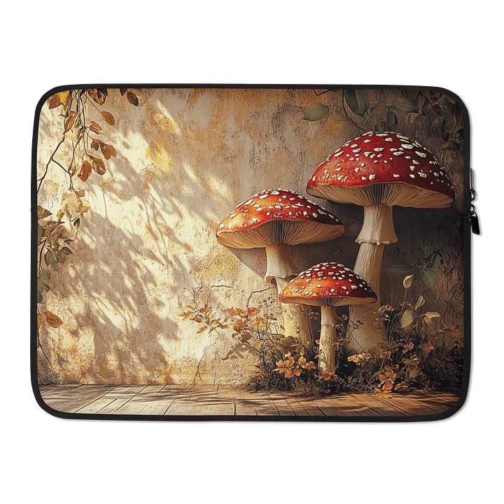 Enchanted Mushroom Laptop Sleeve product image (2)