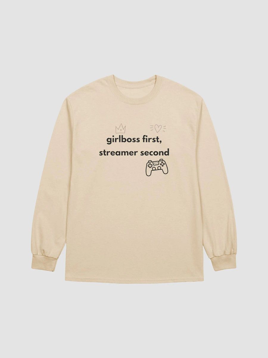 Girlboss First, Streamer Second Long Sleeve Shirt product image (5)