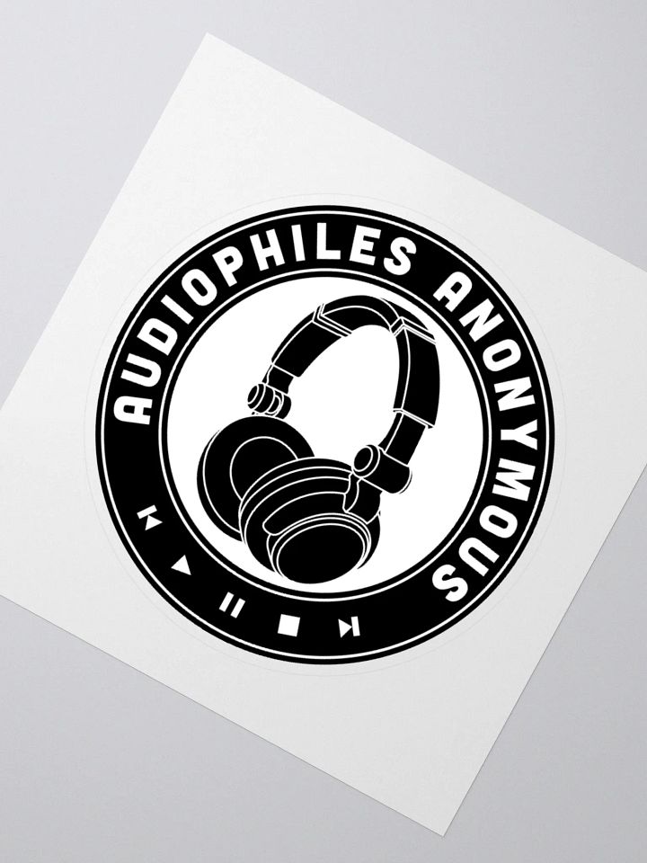 Audiophiles Anonymous Retro Sticker product image (5)