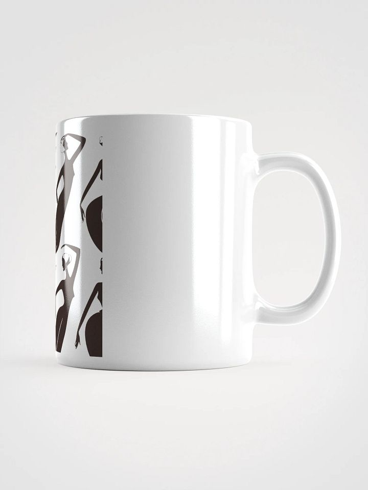 Abstract Female Silhouettes White Glossy Mug product image (1)