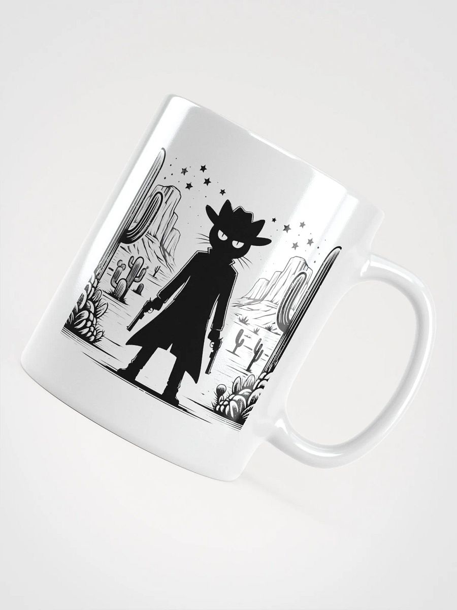 Cat Cowboy Silhouette Mug product image (4)